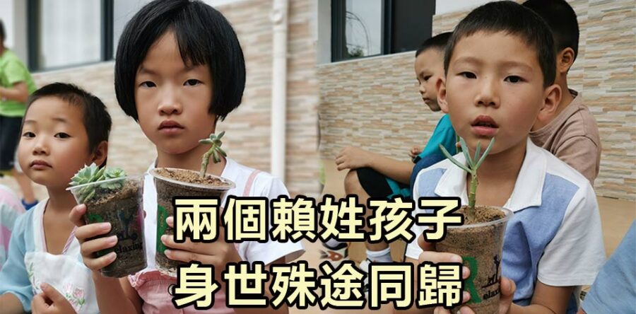 愛心匯點：兩個賴姓孩子　身世殊途同歸